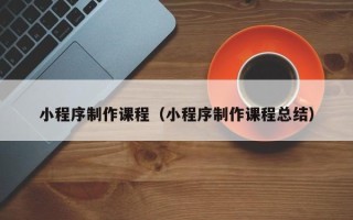 沙洋小程序制作课程（小程序制作课程总结）