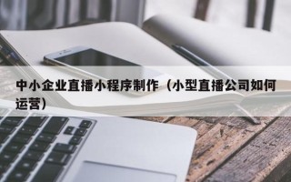 沙洋中小企业直播小程序制作（小型直播公司如何运营）